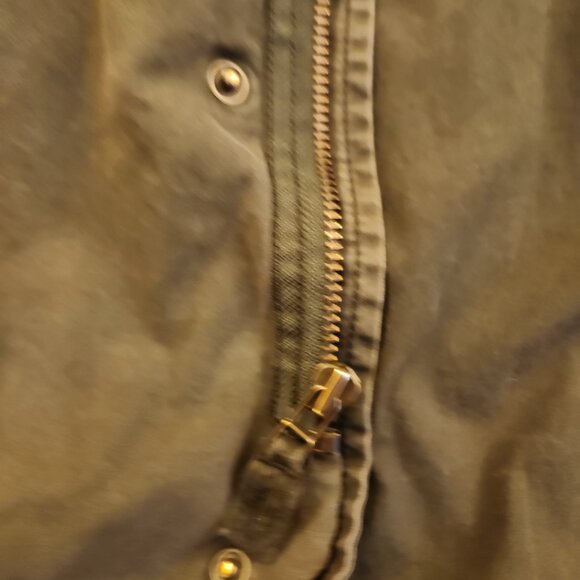 GAP Army Green Military Style Jacket w/Hood Women's Size Small - Picture 6 of 16